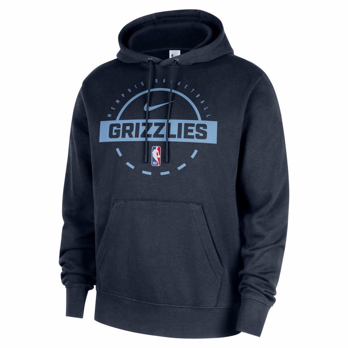 Memphis Grizzlies 2025/26 Authentic Practice Club Pullover Hoodie - Navy shop