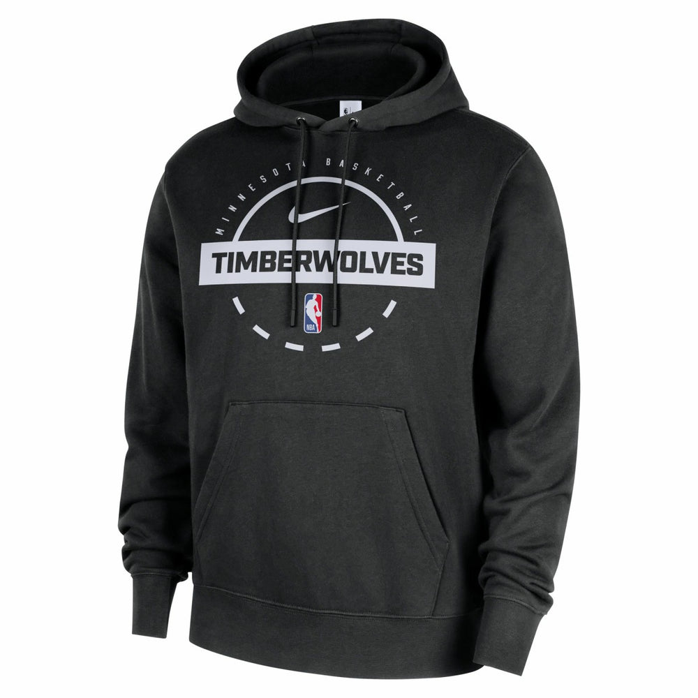 Minnesota Timberwolves 2025/26 Authentic Practice Club Pullover Hoodie - Black for sale