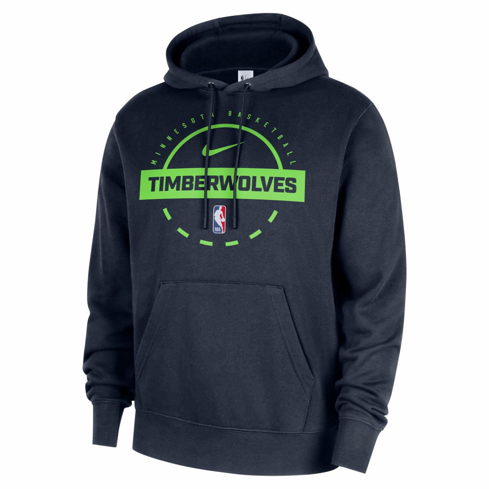 Minnesota Timberwolves 2025/26 Authentic Practice Club Pullover Hoodie - Navy discount