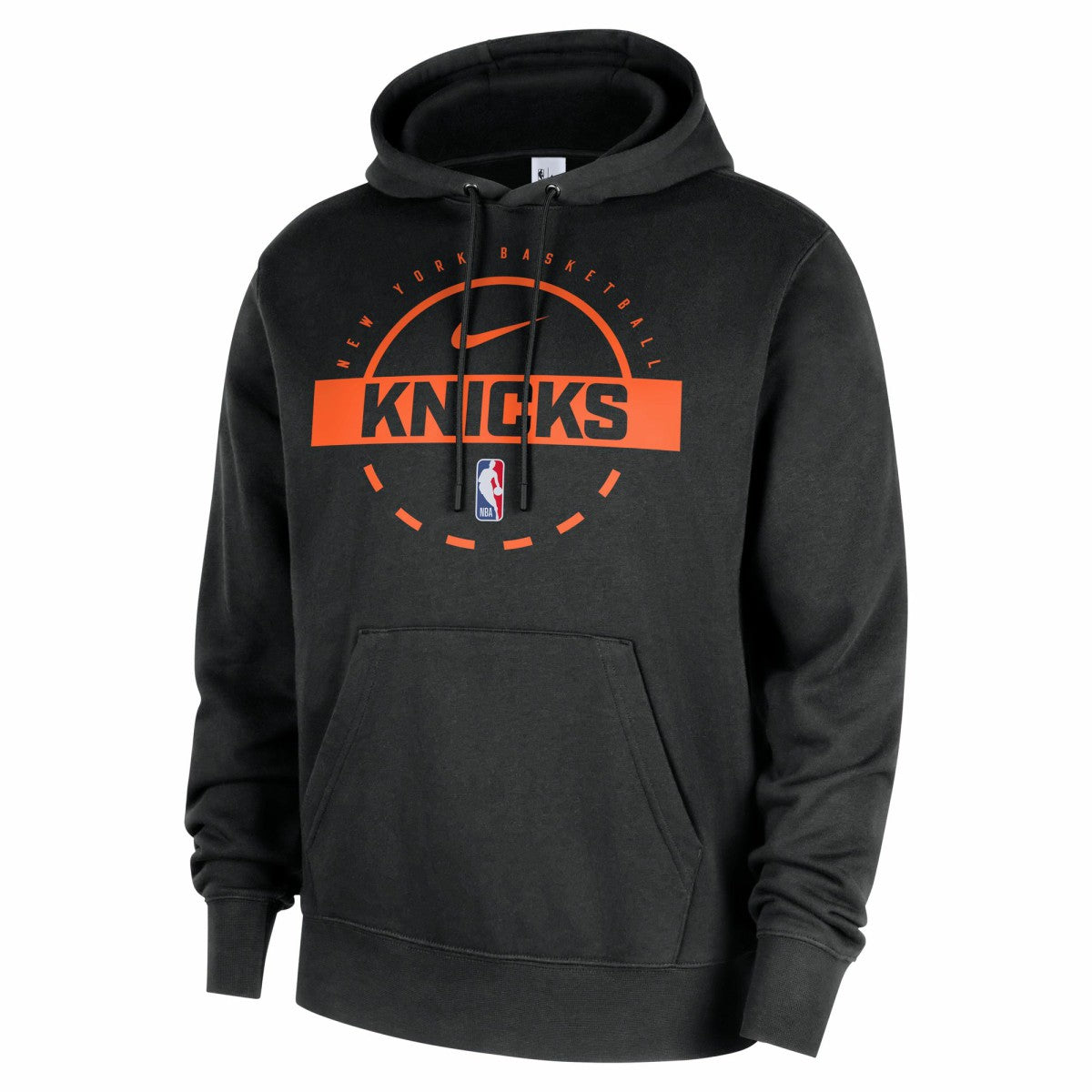 New York Knicks 2025/26 Authentic Practice Club Pullover Hoodie - Black on sale