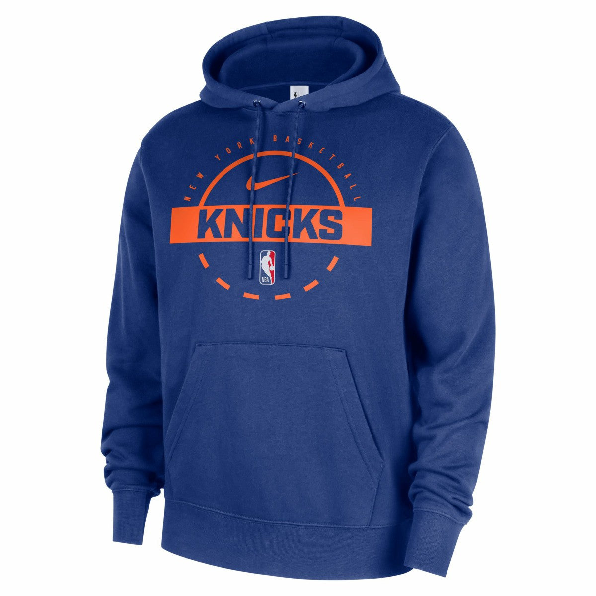 New York Knicks 2025/26 Authentic Practice Club Pullover Hoodie - Blue outlet