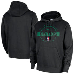 Boston Celtics 2025/26 Authentic Practice Club Pullover Hoodie - Black on sale