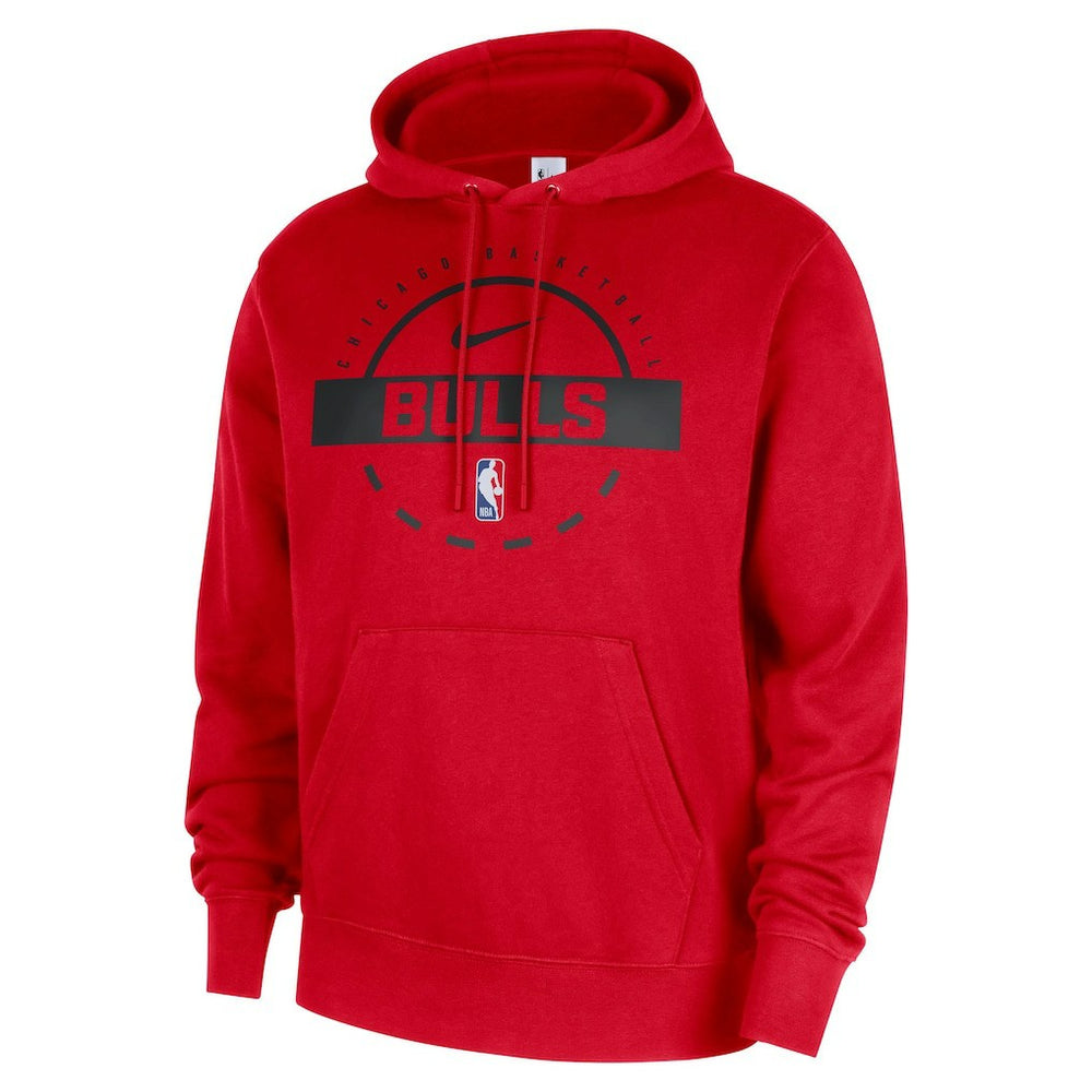 Chicago Bulls 2025/26 Authentic Practice Club Pullover Hoodie - Red sale