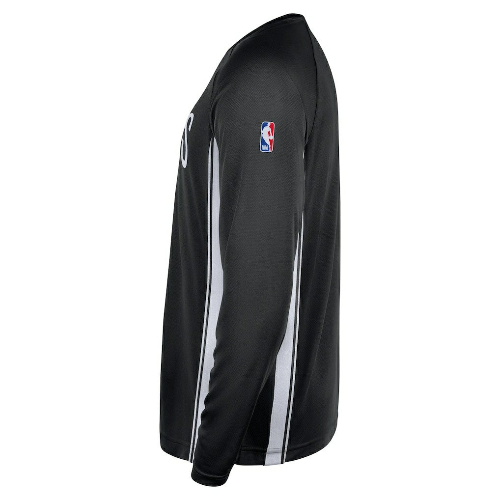 Brooklyn Nets 2025/26 Authentic Pre-Game Legend Dri-FIT Long Sleeve Shooting Shirt - Black shop