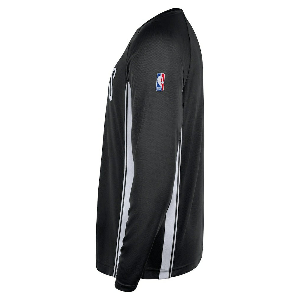 Brooklyn Nets 2025/26 Authentic Pre-Game Legend Dri-FIT Long Sleeve Shooting Shirt - Black shop