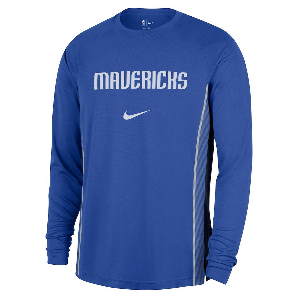 Dallas Mavericks 2025/26 Authentic Pre-Game Legend Dri-FIT Long Sleeve Shooting Shirt sale - Blue online
