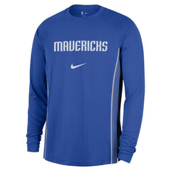 Dallas Mavericks 2025/26 Authentic Pre-Game Legend Dri-FIT Long Sleeve Shooting Shirt sale - Blue online