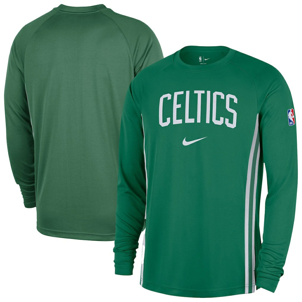 Boston Celtics 2025/26 Authentic Pre-Game Legend Dri-FIT Long Sleeve Shooting Shirt - Kelly Green cheap