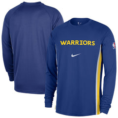 Golden State Warriors 2025/26 Authentic Pre-Game Legend Dri-FIT Long Sleeve Shooting Shirt sale - Royal on sale