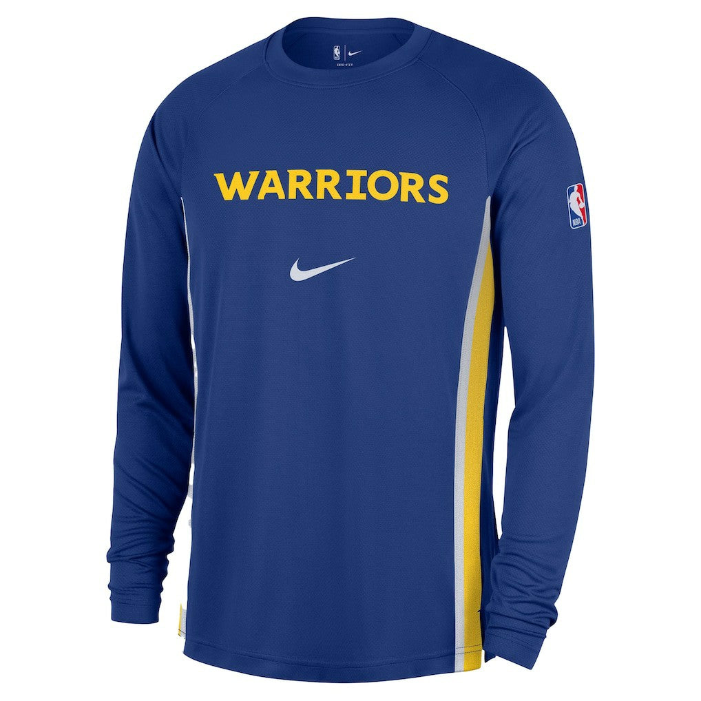 Golden State Warriors 2025/26 Authentic Pre-Game Legend Dri-FIT Long Sleeve Shooting Shirt sale - Royal on sale