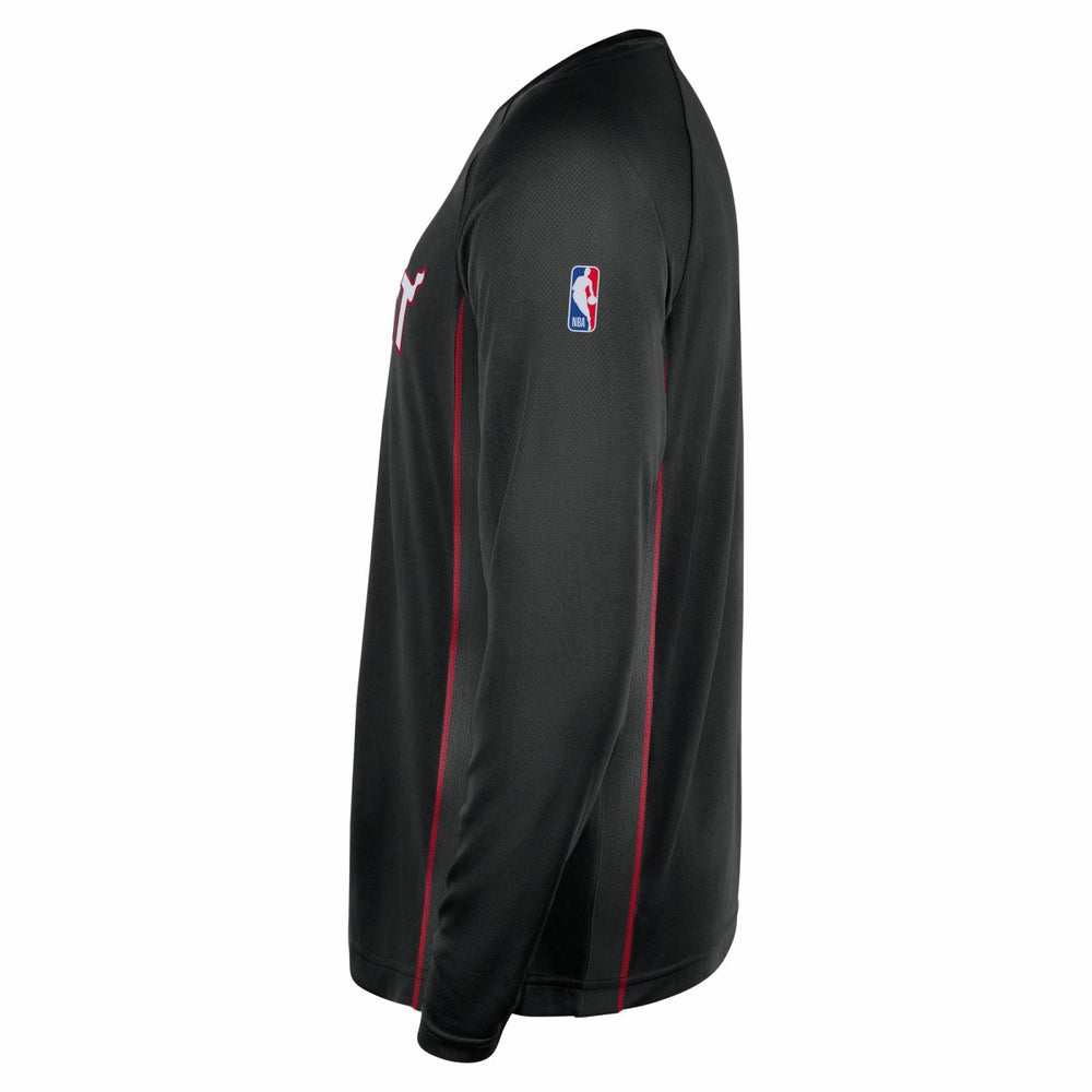 Miami Heat 2025/26 Authentic Pre-Game Legend Dri-FIT Long Sleeve Shooting Shirt - Black outlet