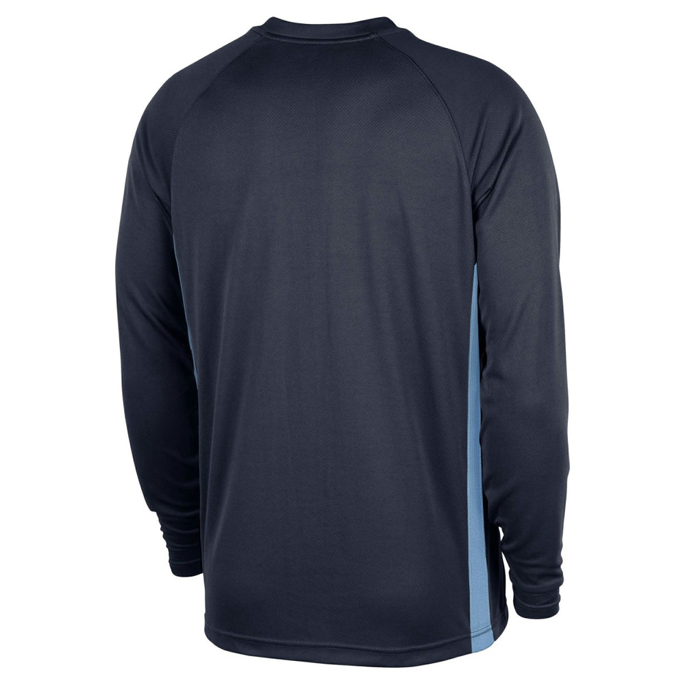 Memphis Grizzlies 2025/26 Authentic Pre-Game Legend Dri-FIT Long Sleeve Shooting Shirt - Navy on sale