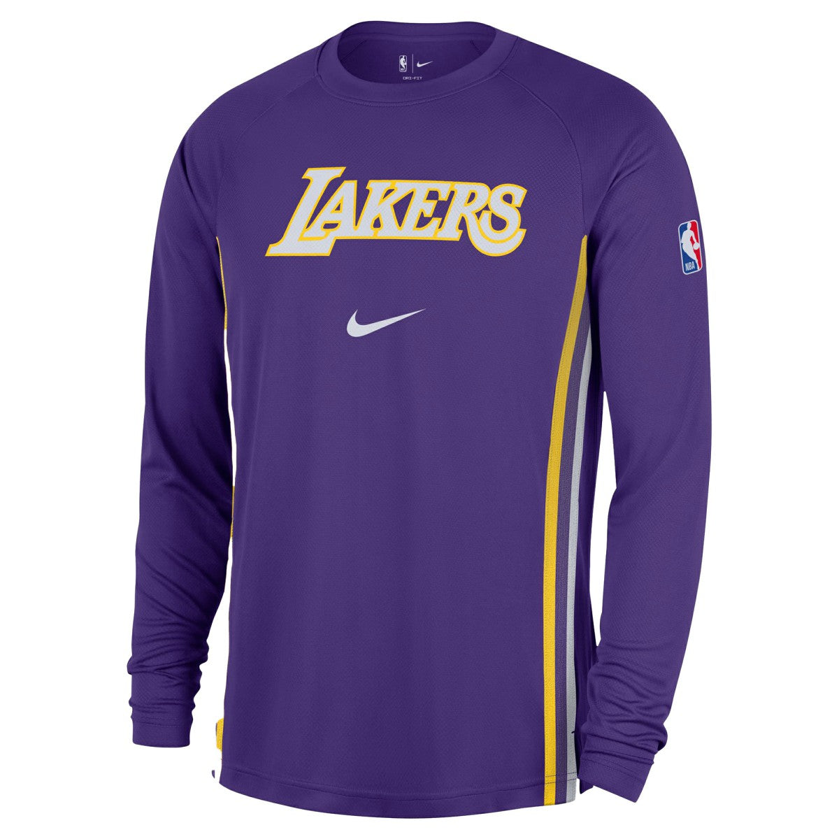 Los Angeles Lakers 2025/26 Authentic Pre-Game Legend Dri-FIT Long Sleeve Shooting Shirt - Purple on sale