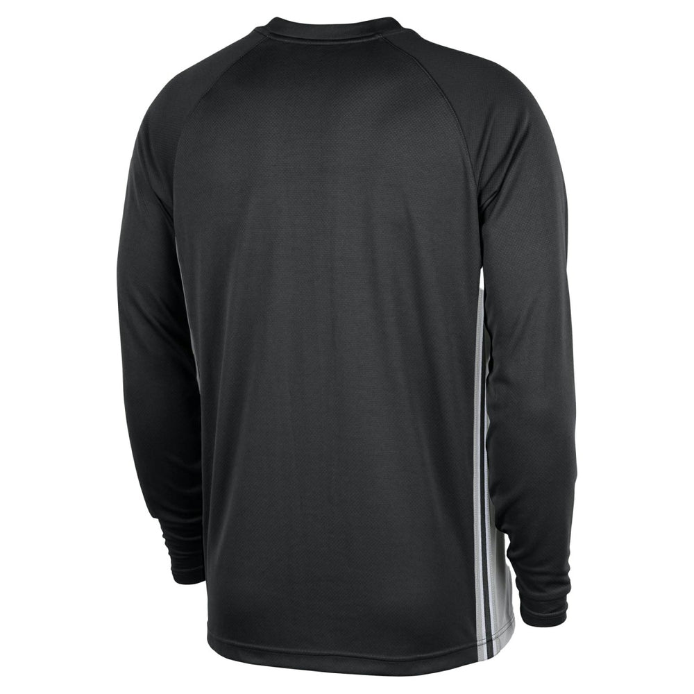 San Antonio Spurs 2025/26 Authentic Pre-Game Legend Dri-FIT Long Sleeve Shooting Shirt - Black on sale