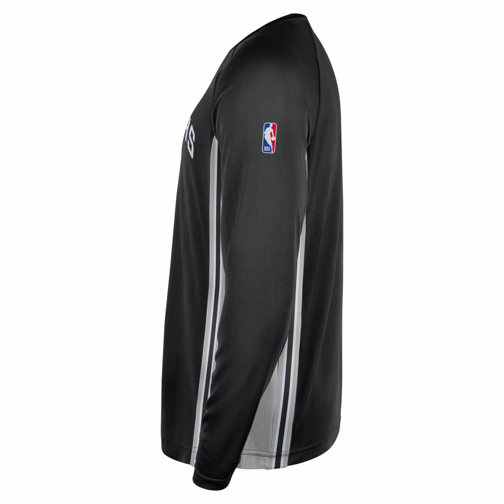 San Antonio Spurs 2025/26 Authentic Pre-Game Legend Dri-FIT Long Sleeve Shooting Shirt - Black on sale