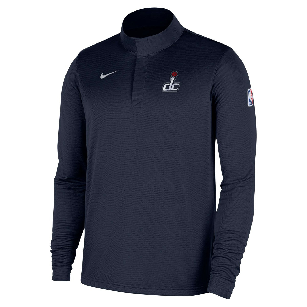 Washington Wizards 2025/26 Authentic Coaches Quarter-Zip Dri-Fit Top - Navy cheap