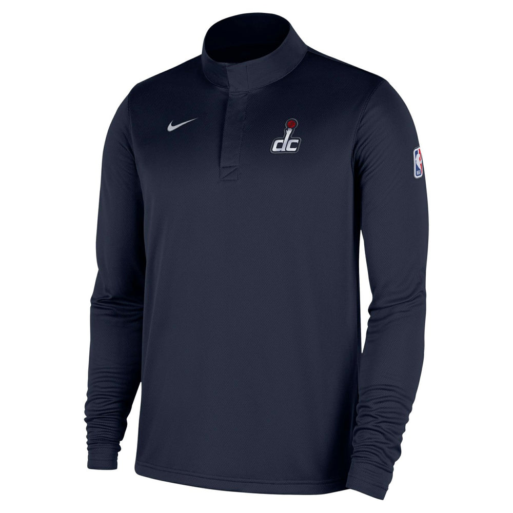 Washington Wizards 2025/26 Authentic Coaches Quarter-Zip Dri-Fit Top - Navy cheap