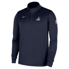 Washington Wizards 2025/26 Authentic Coaches Quarter-Zip Dri-Fit Top - Navy cheap