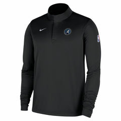 Minnesota Timberwolves 2025/26 Authentic Coaches Quarter-Zip Dri-Fit Top - Black cheap