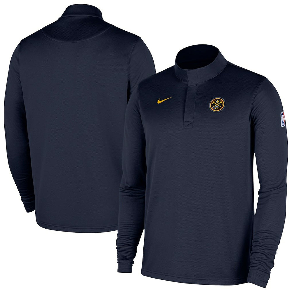 Denver Nuggets 2025/26 Authentic Coaches Quarter-Zip Dri-Fit Top sale - Navy shop