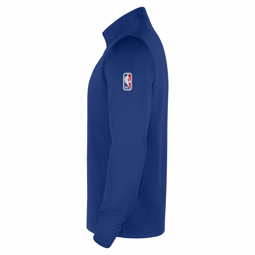 New York Knicks 2025/26 Authentic Coaches Quarter-Zip Dri-Fit Top - Blue for sale