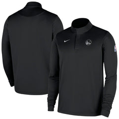 Golden State Warriors 2025/26 Authentic Coaches Quarter-Zip Dri-Fit Top sale - Black on sale