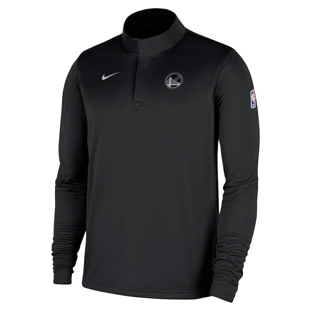 Golden State Warriors 2025/26 Authentic Coaches Quarter-Zip Dri-Fit Top sale - Black on sale