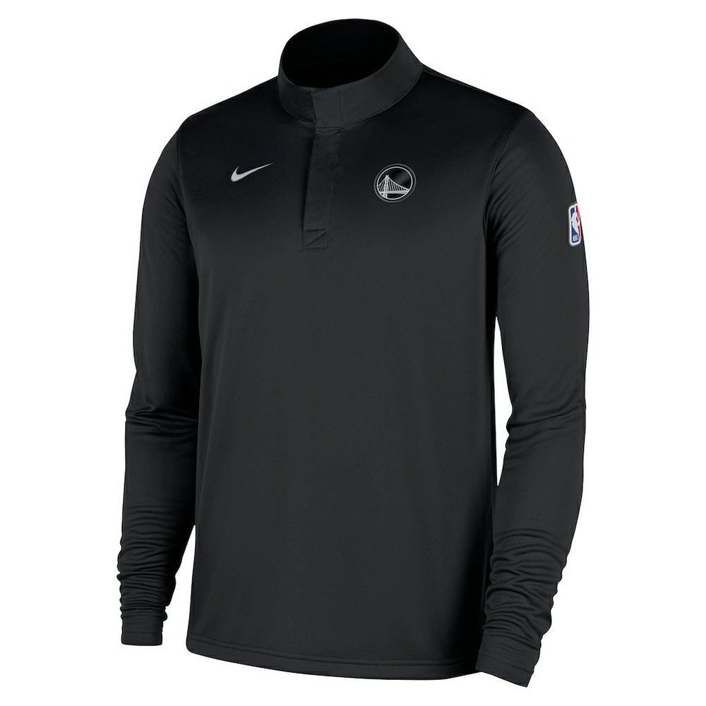 Golden State Warriors 2025/26 Authentic Coaches Quarter-Zip Dri-Fit Top sale - Black on sale
