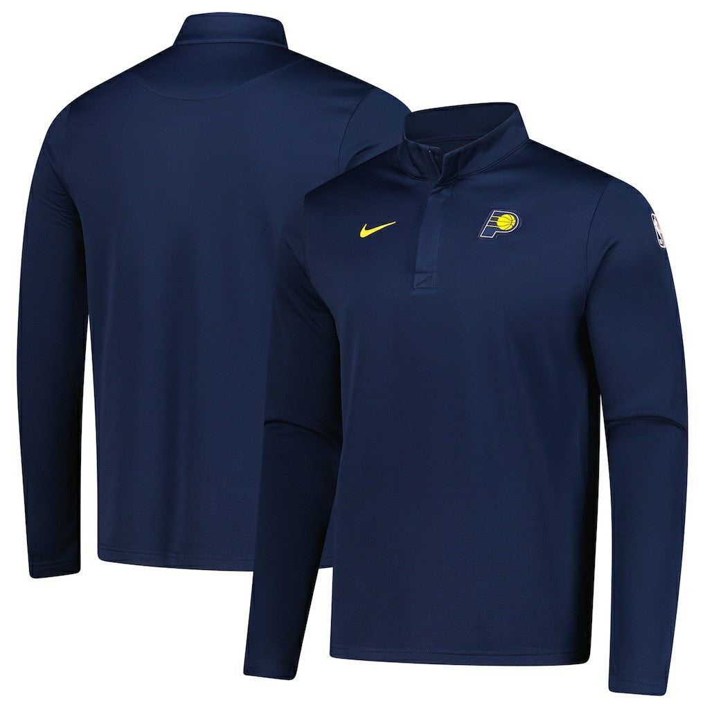 Indiana Pacers 2025/26 Authentic Coaches Quarter-Zip Dri-Fit Top - Navy on sale