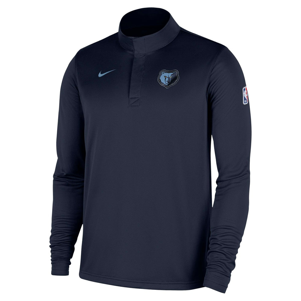 Memphis Grizzlies 2025/26 Authentic Coaches Quarter-Zip Dri-Fit Top - Navy on sale