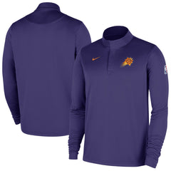 Phoenix Suns 2025/26 Authentic Coaches Quarter-Zip Dri-Fit Top - Purple on sale