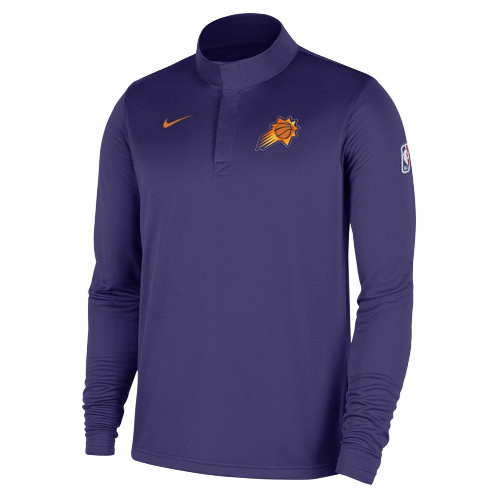 Phoenix Suns 2025/26 Authentic Coaches Quarter-Zip Dri-Fit Top - Purple on sale