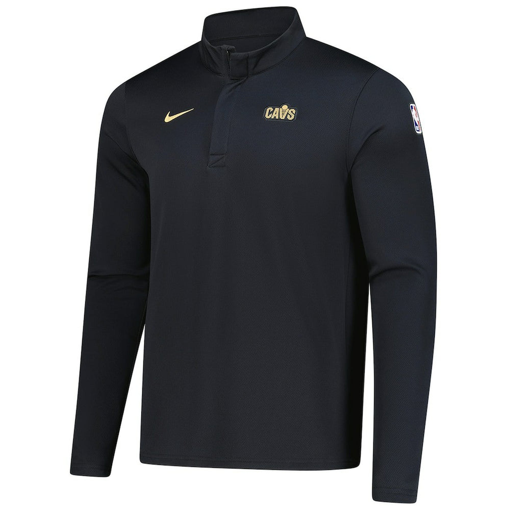 Cleveland Cavaliers 2025/26 Authentic Coaches Quarter-Zip Dri-Fit Top sale - Black for sale