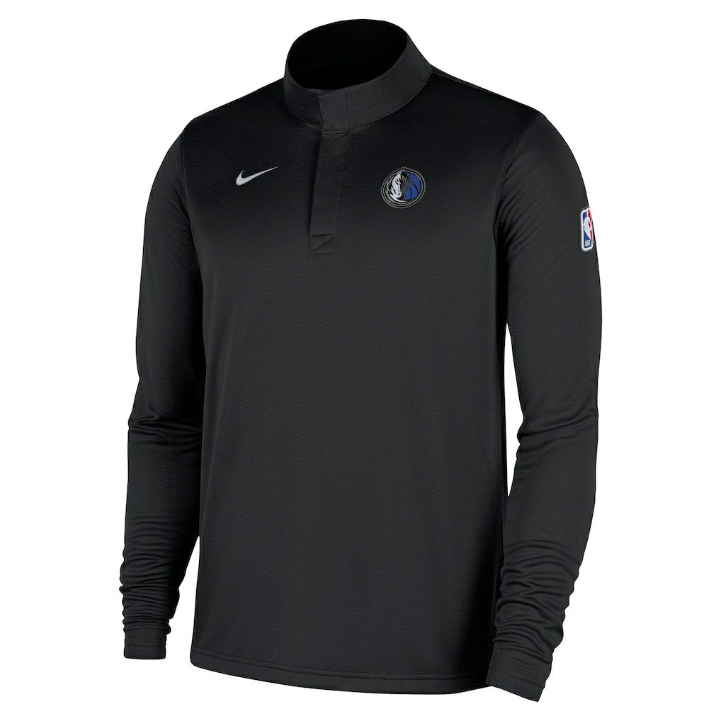 Dallas Mavericks 2025/26 Authentic Coaches Quarter-Zip Dri-Fit Top sale - Black cheap