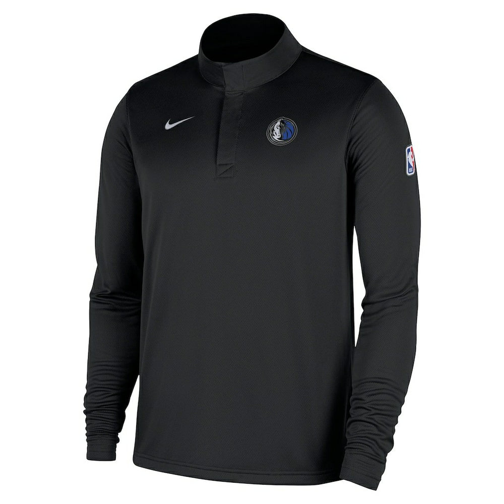 Dallas Mavericks 2025/26 Authentic Coaches Quarter-Zip Dri-Fit Top sale - Black cheap