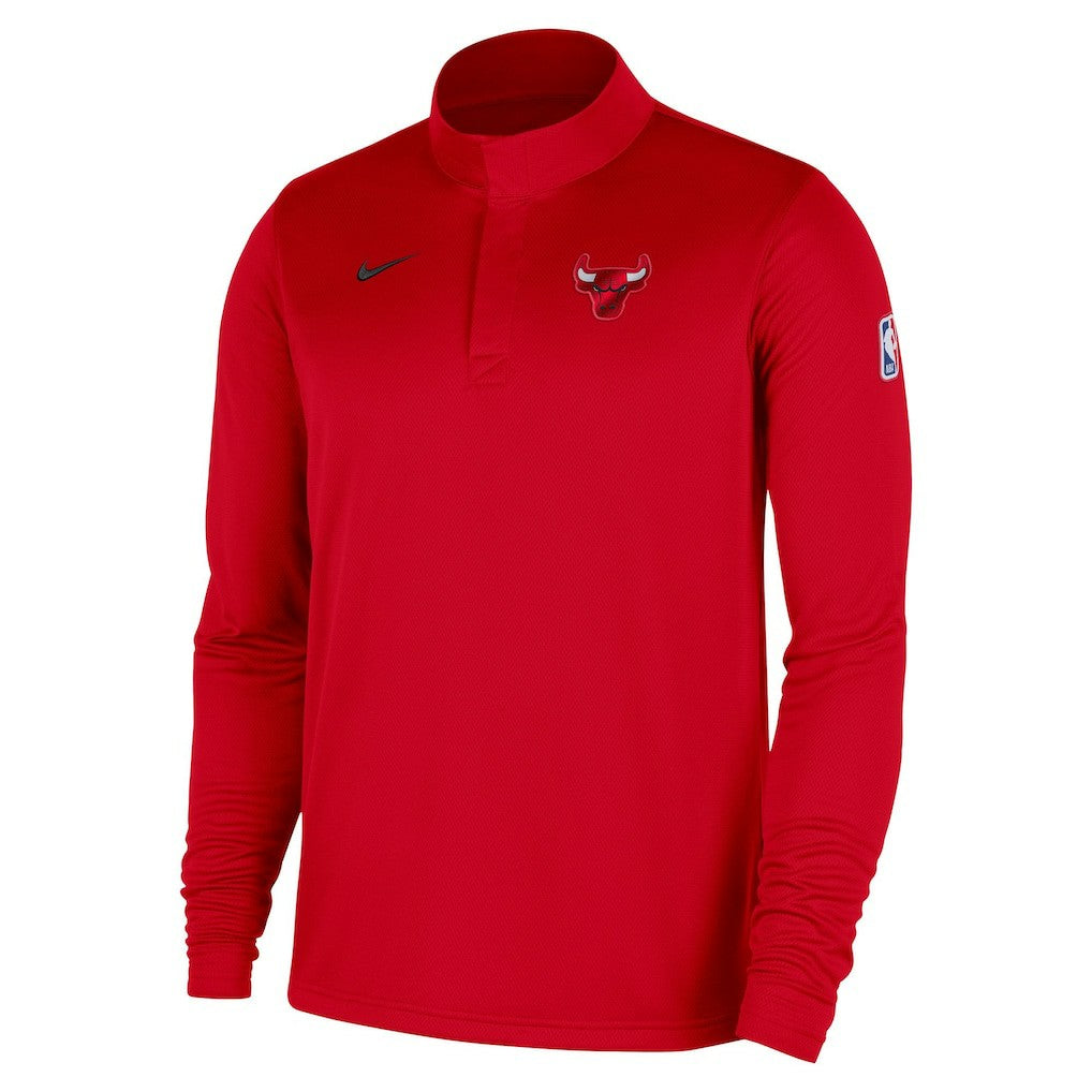 Chicago Bulls 2025/26 Authentic Coaches Quarter-Zip Dri-Fit Top - Red outlet