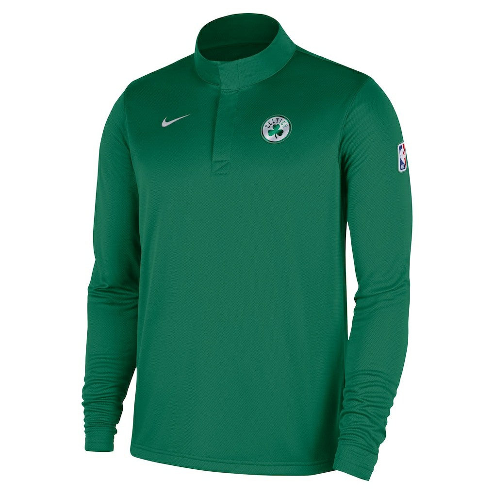 Boston Celtics 2025/26 Authentic Coaches Quarter-Zip Dri-Fit Top - Kelly Green on sale
