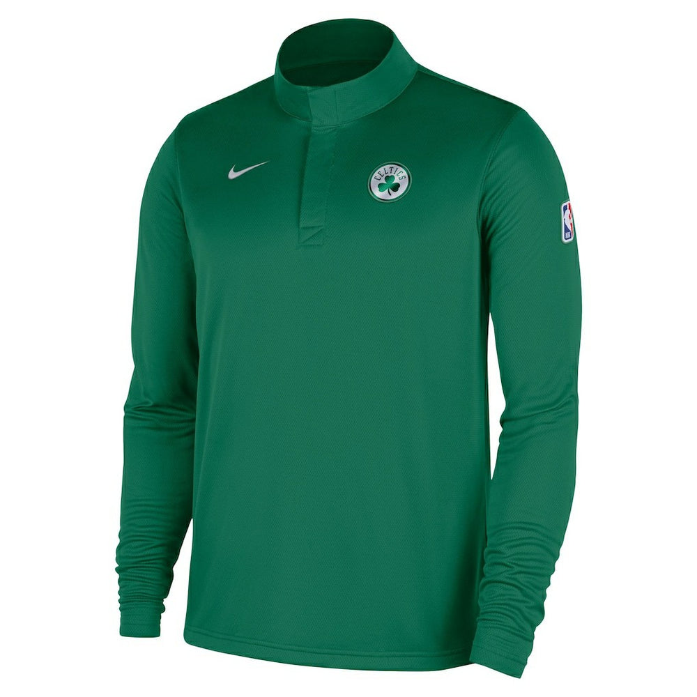 Boston Celtics 2025/26 Authentic Coaches Quarter-Zip Dri-Fit Top - Kelly Green on sale