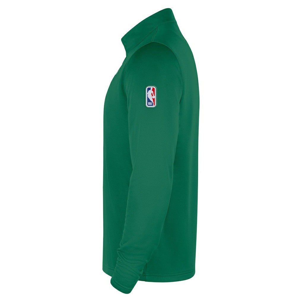 Boston Celtics 2025/26 Authentic Coaches Quarter-Zip Dri-Fit Top - Kelly Green on sale