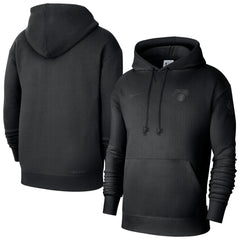 New York Knicks Men's Authentic Travel Standard Issue Dri-Fit Hoodie - Black on sale