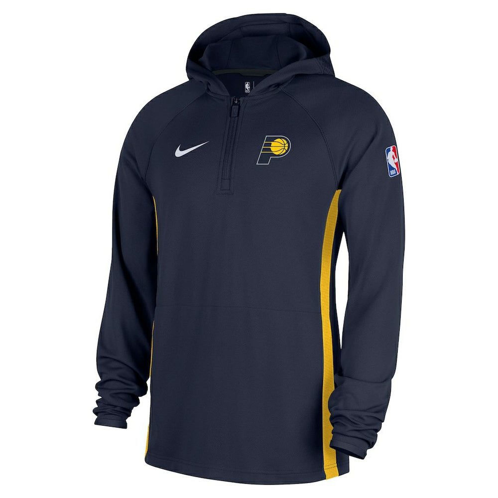 Indiana Pacers Authentic On Court Zone Quarter-Zip Dri-FIT Hoodie Jacket - Navy cheap