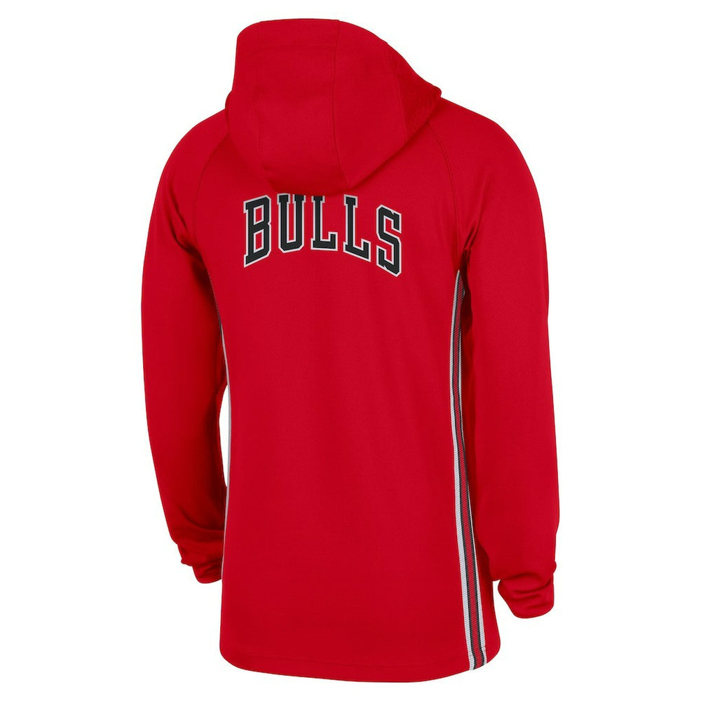 Chicago Bulls Authentic On Court Zone Quarter-Zip Dri-FIT Hoodie Jacket - Red outlet