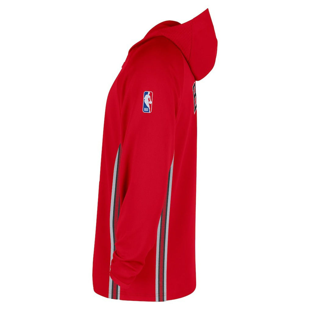 Chicago Bulls Authentic On Court Zone Quarter-Zip Dri-FIT Hoodie Jacket - Red outlet
