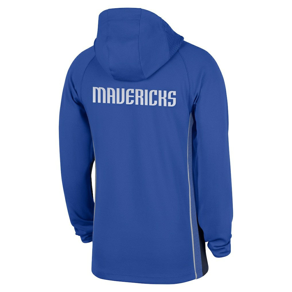 Dallas Mavericks Authentic On Court Zone Quarter-Zip Dri-FIT Hoodie Jacket sale - Royal discount