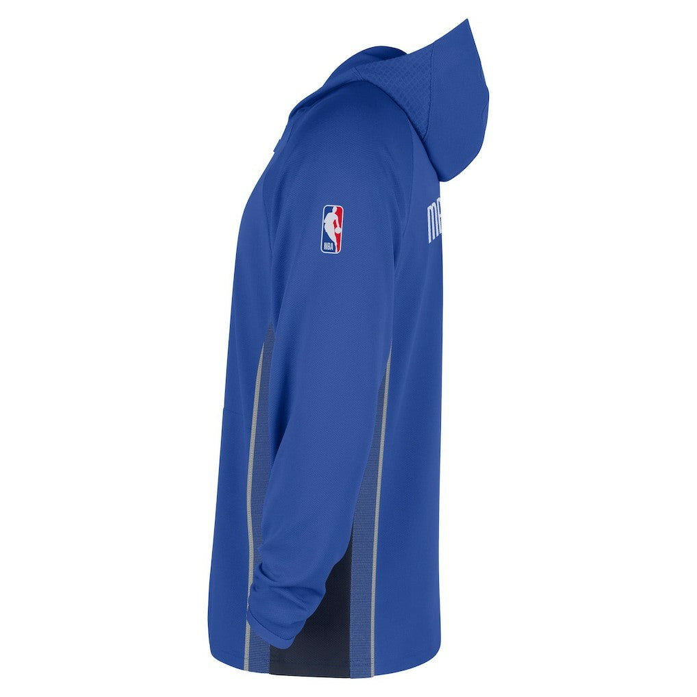 Dallas Mavericks Authentic On Court Zone Quarter-Zip Dri-FIT Hoodie Jacket sale - Royal discount