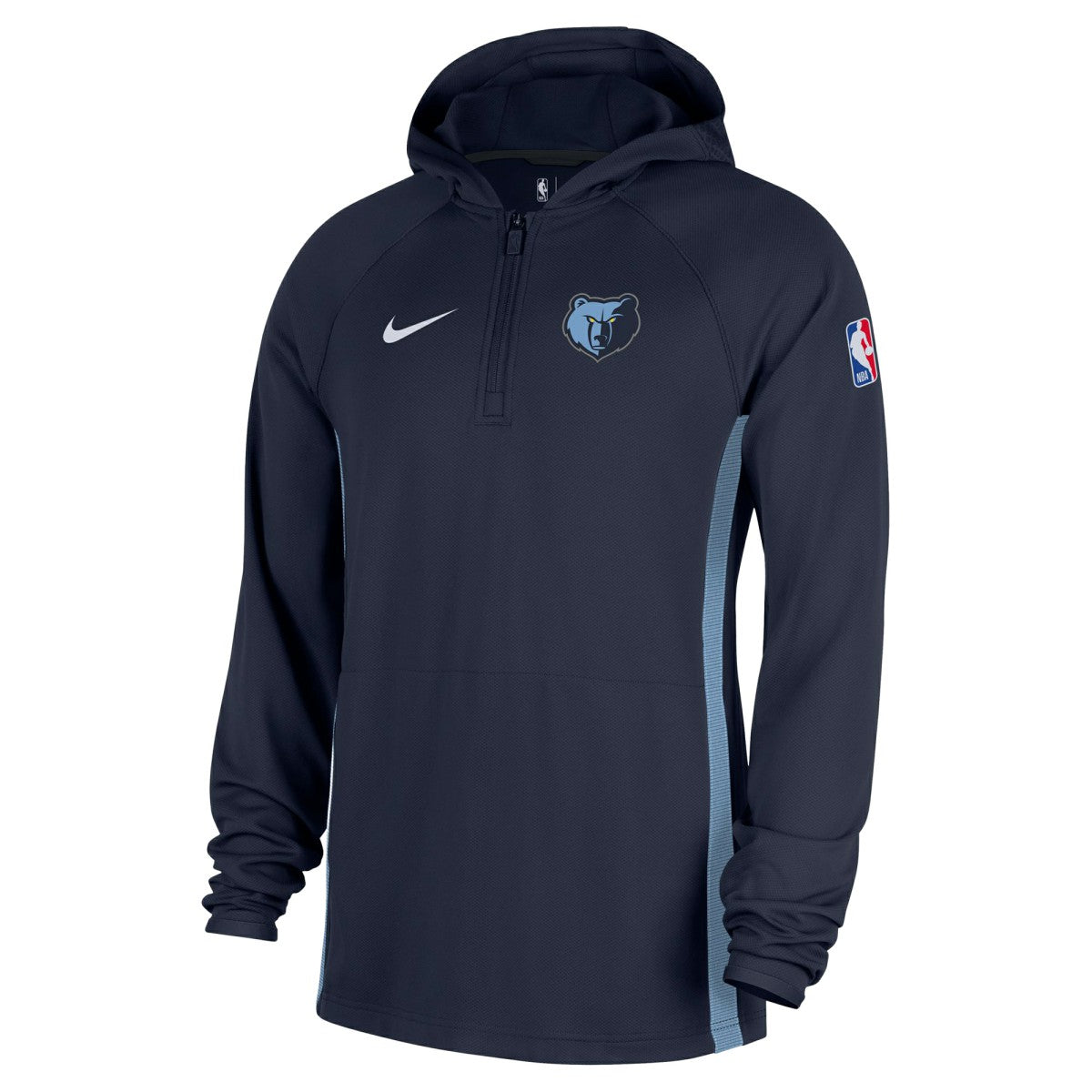 Memphis Grizzlies Authentic On Court Zone Quarter-Zip Dri-FIT Hoodie Jacket - Navy cheap