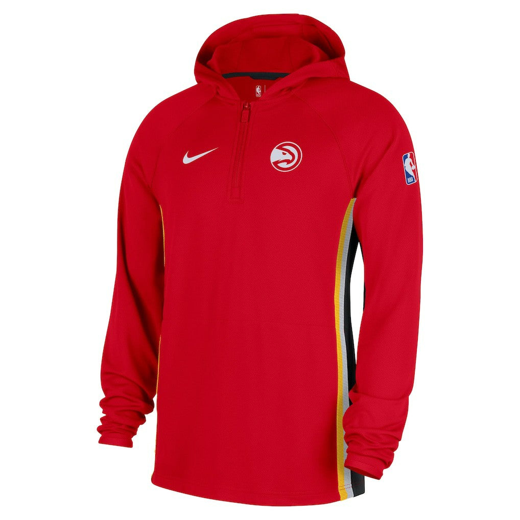 Atlanta Hawks Authentic On Court Zone Quarter-Zip Dri-FIT Hoodie Jacket - Red outlet