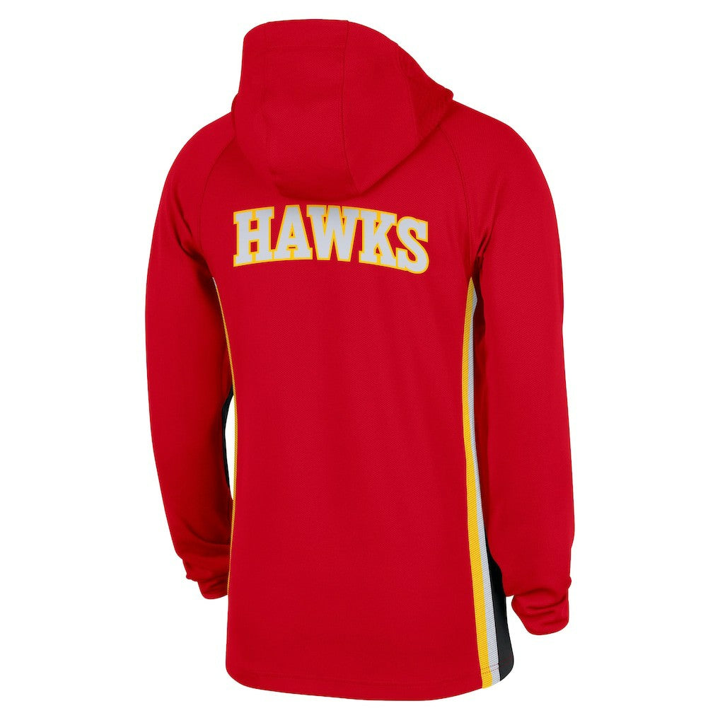 Atlanta Hawks Authentic On Court Zone Quarter-Zip Dri-FIT Hoodie Jacket - Red outlet