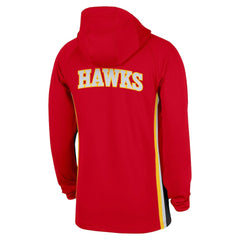 Atlanta Hawks Authentic On Court Zone Quarter-Zip Dri-FIT Hoodie Jacket - Red outlet