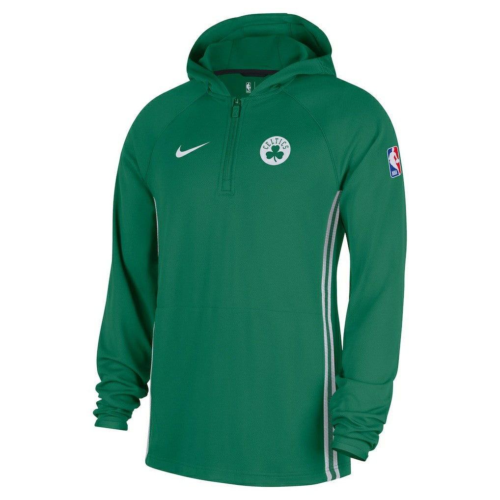 Boston Celtics Authentic On Court Zone Quarter-Zip Dri-FIT Hoodie Jacket - Kelly Green on sale